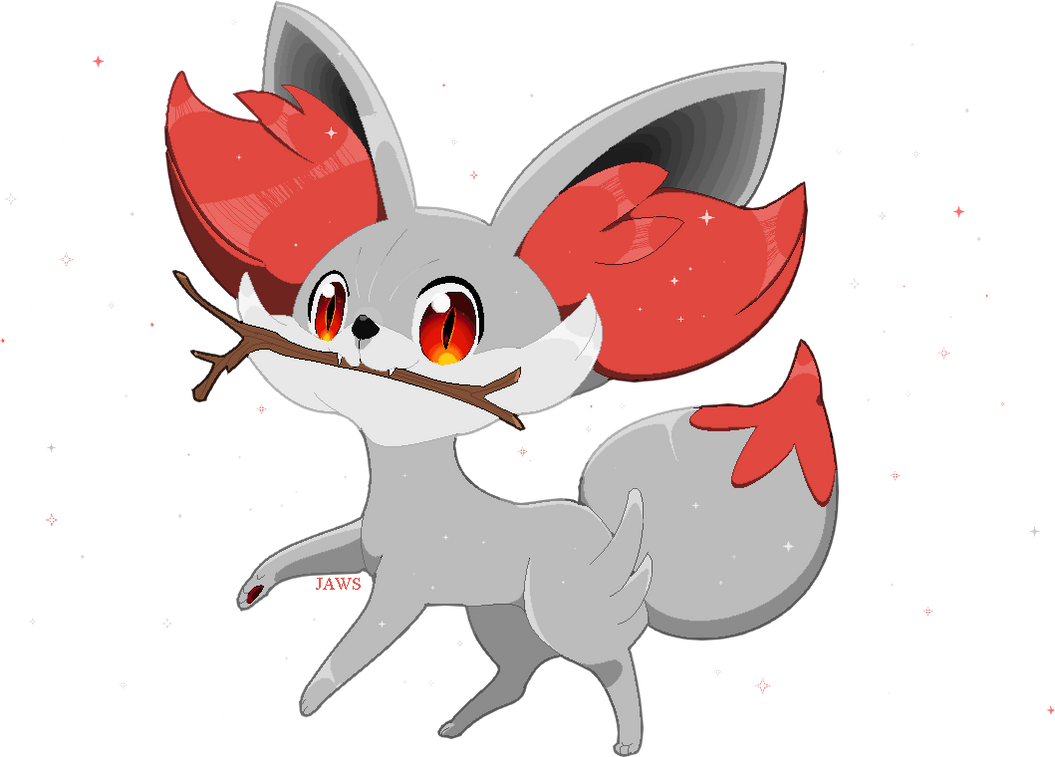 Shiny Fennekin by WillowPendragon on DeviantArt