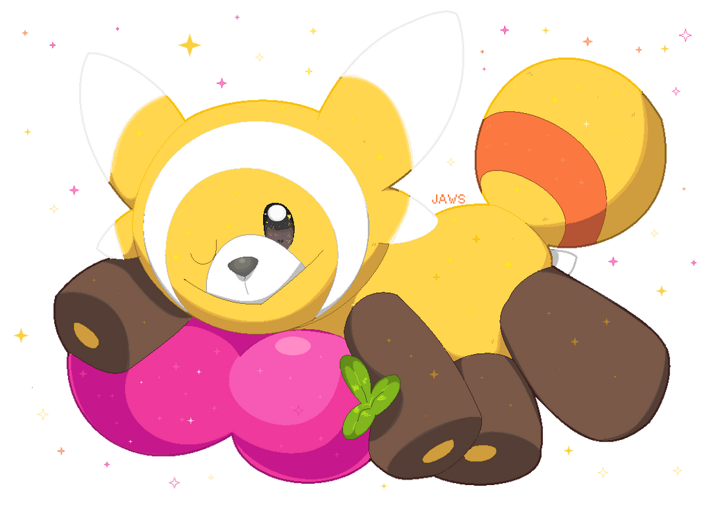 Stuffle Shiny Stufful by Willow-Pendragon on DeviantArt