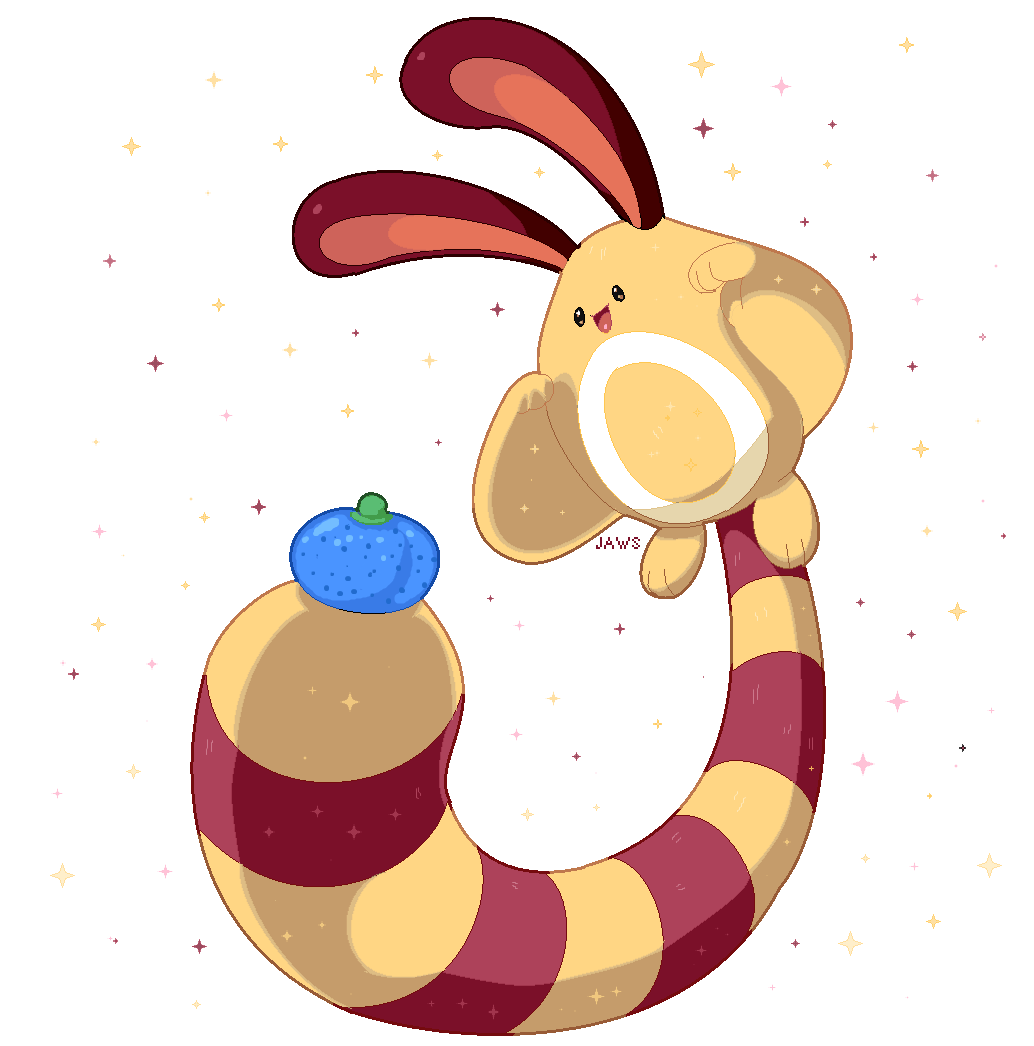 Shiny Sentret by WillowPendragon on DeviantArt