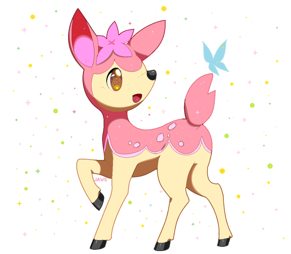 Shiny Deerling (Spring Form) by WillowPendragon on DeviantArt