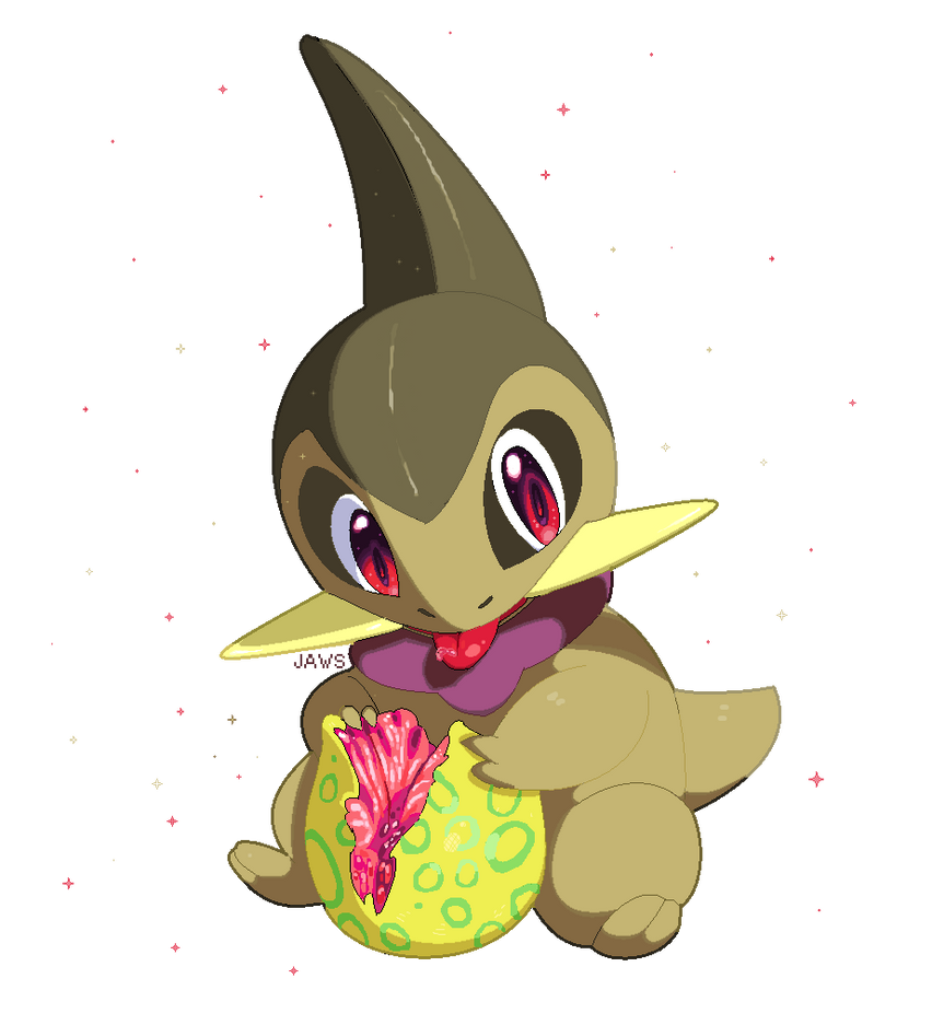 Shiny Axew by WillowPendragon on DeviantArt