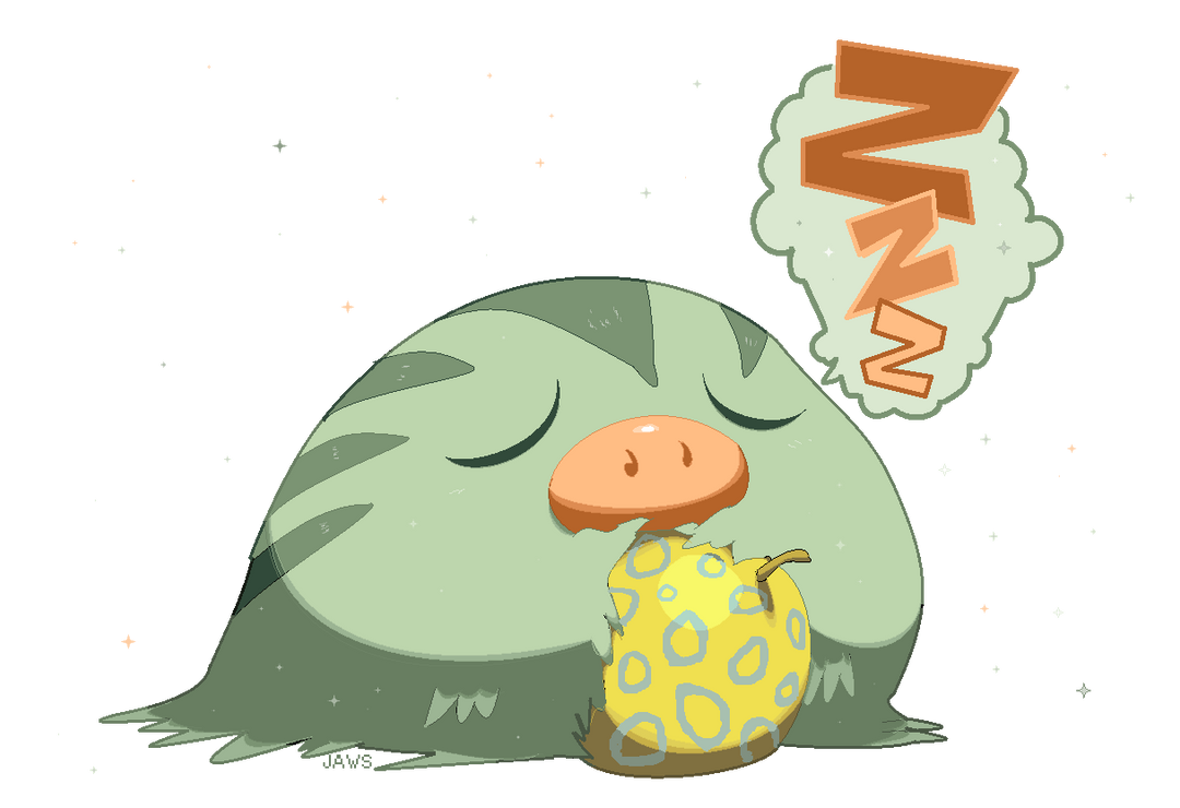 Shiny Swinub by WillowPendragon on DeviantArt