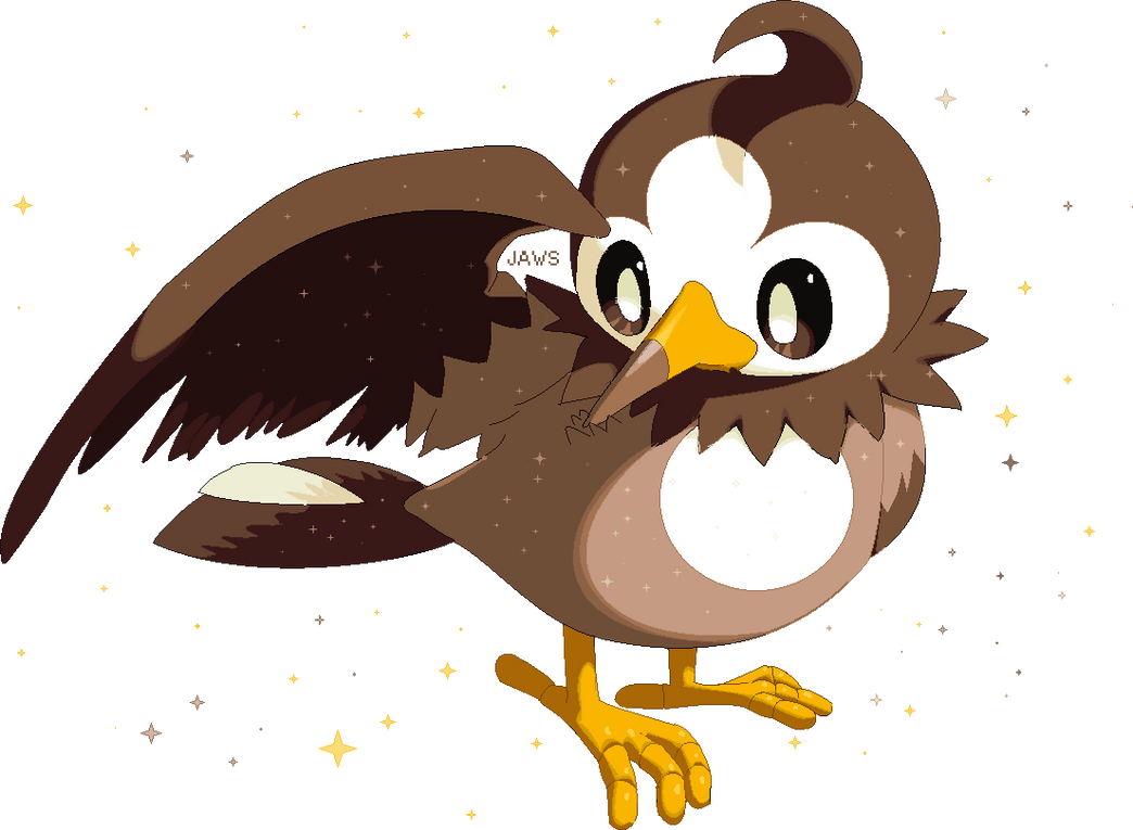 Shiny Starly by WillowPendragon on DeviantArt