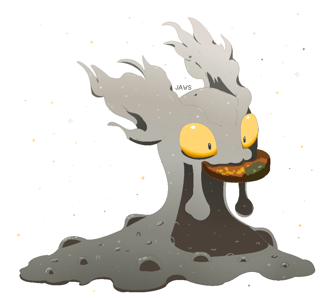 Shiny Slugma by WillowPendragon on DeviantArt