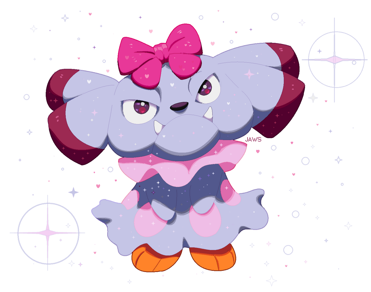 Shiny Snubbull by WillowPendragon on DeviantArt