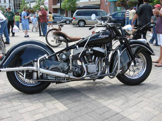 1948 Indian Chief motorcycle.