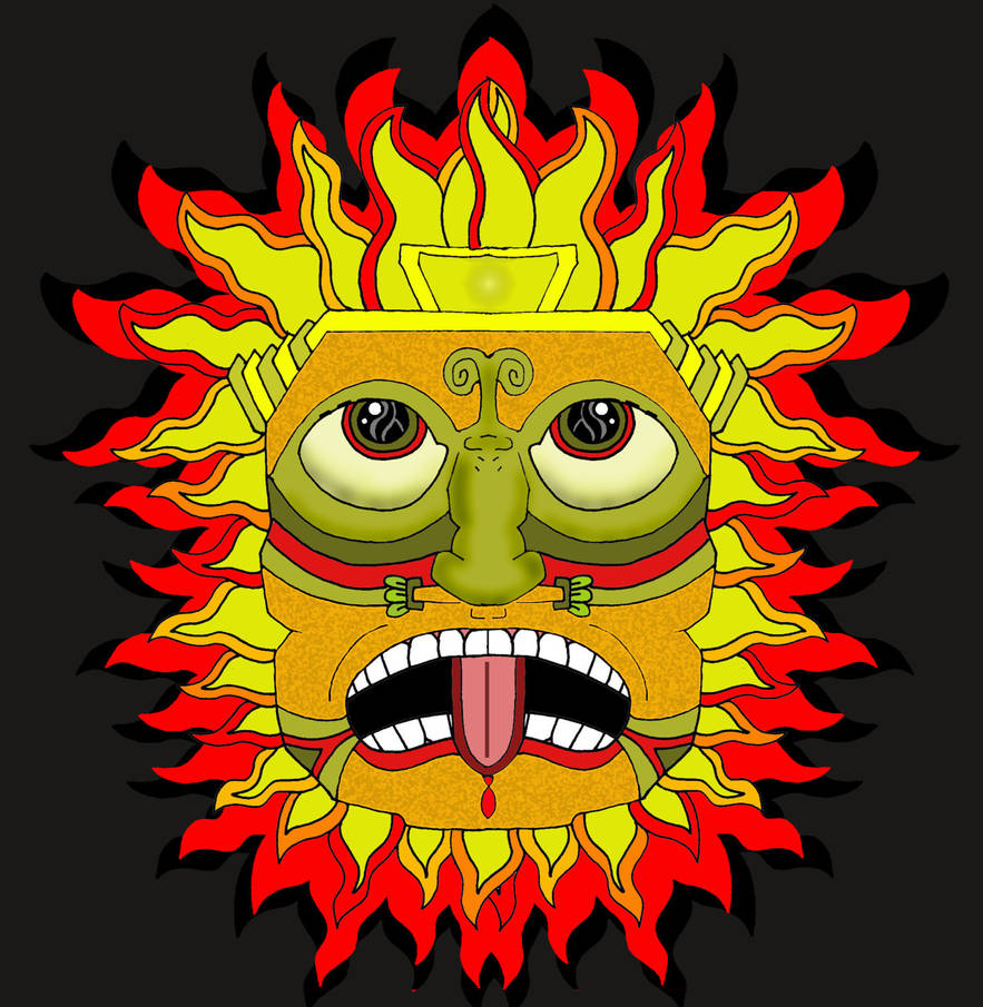 Aztech Forehead Aztec Head by FlyingAztecMedia on DeviantArt