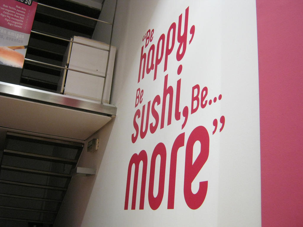 be happy be sushi be more
