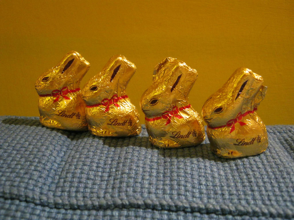 gold bunny by Sambukina on DeviantArt