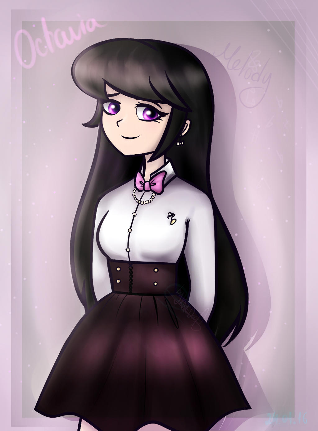 MLP - Miss Melody Portrait (Human Octavia)