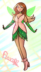 Flora's fairy form redesign (Winx Club)