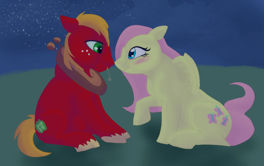 Fluttershy and Big Macintosh