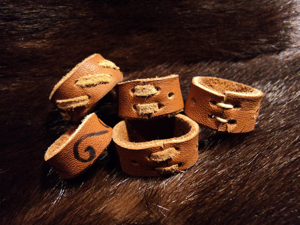 Leather rings, take 2