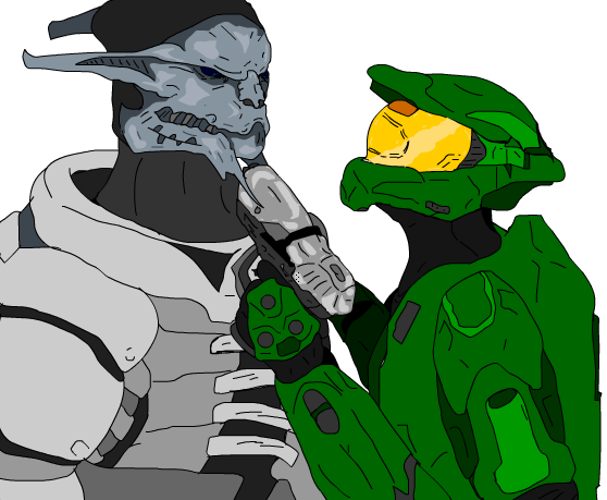 Chief VS Saren Remake WIP