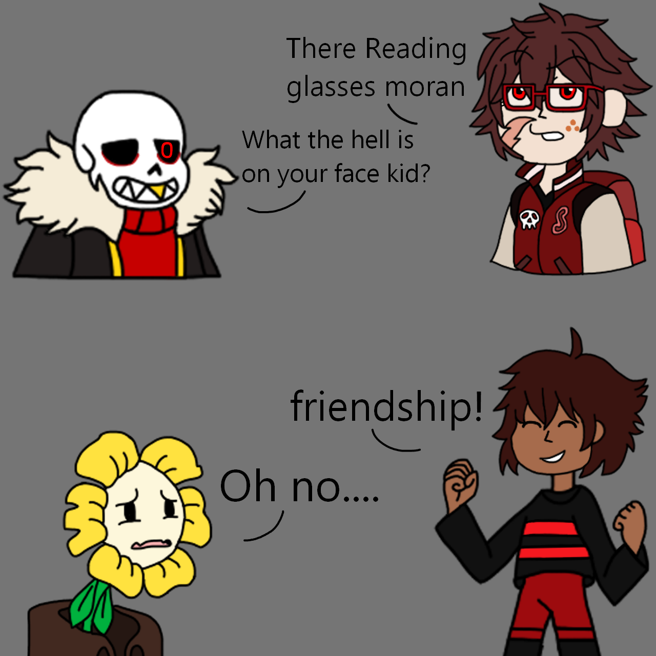 The Underfell, All Universes In One (All Sans X Reader/Frisk)