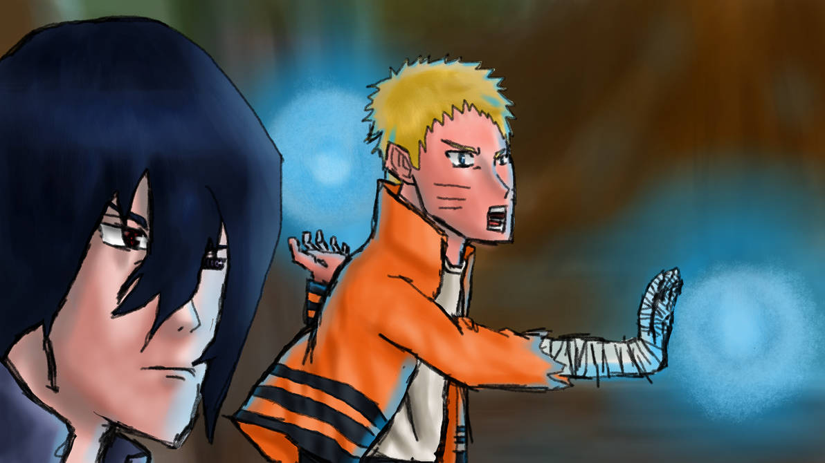 Naruto and Sasuke - Fanart.