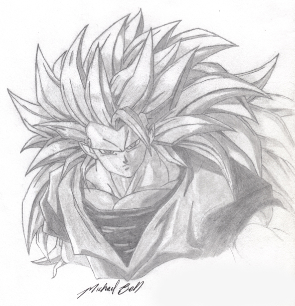Cartoon Drawing 2 - Goku by Portfolio-MBell on DeviantArt Cartoon Drawing 2 - Goku by Portfolio-MBell on DeviantArt