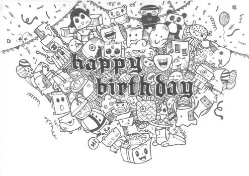 Doodle - Happy Birthday