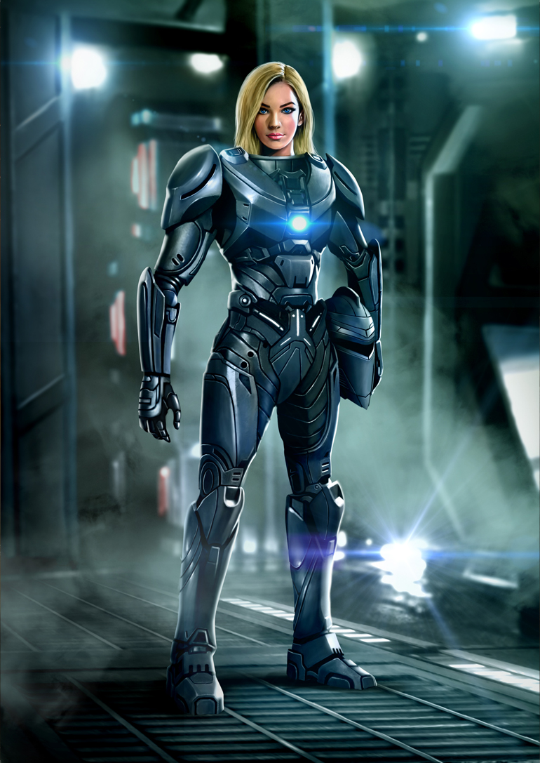 COMMISSION: LADY SCI FI by caturchandra on DeviantArt