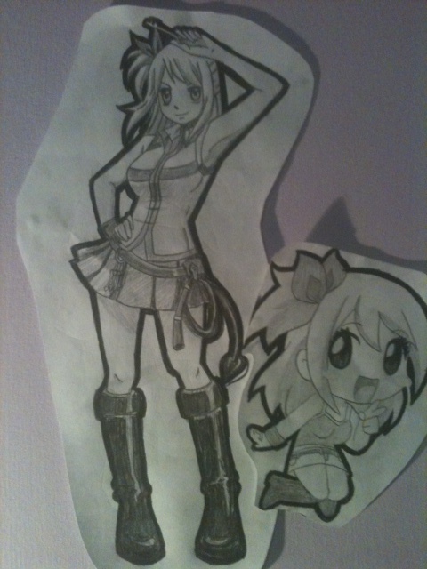 Lucy and Lucy Chibi