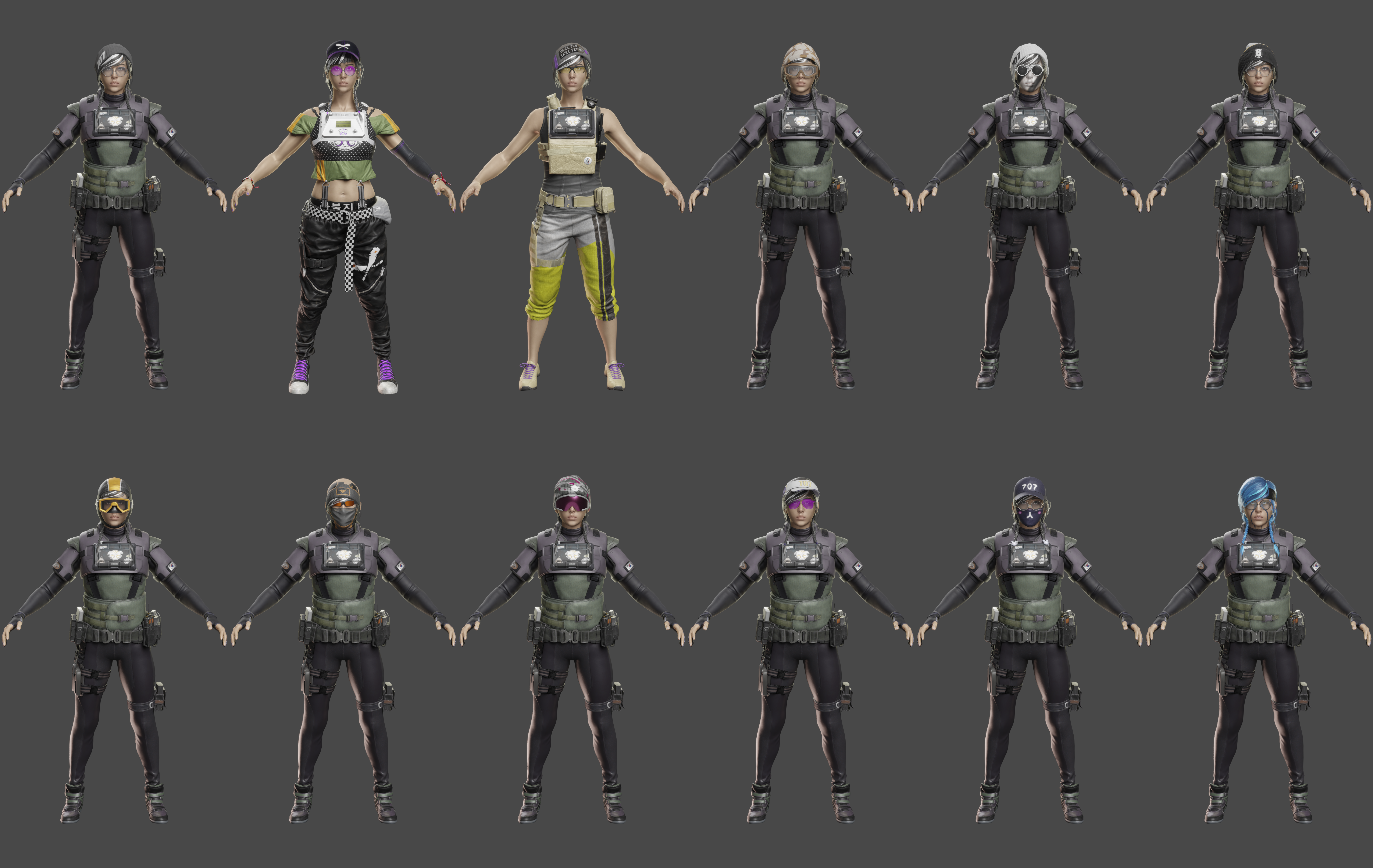 Doka R6 Rainbow Six Siege - Dokkaebi by M4ZTeR on DeviantArt