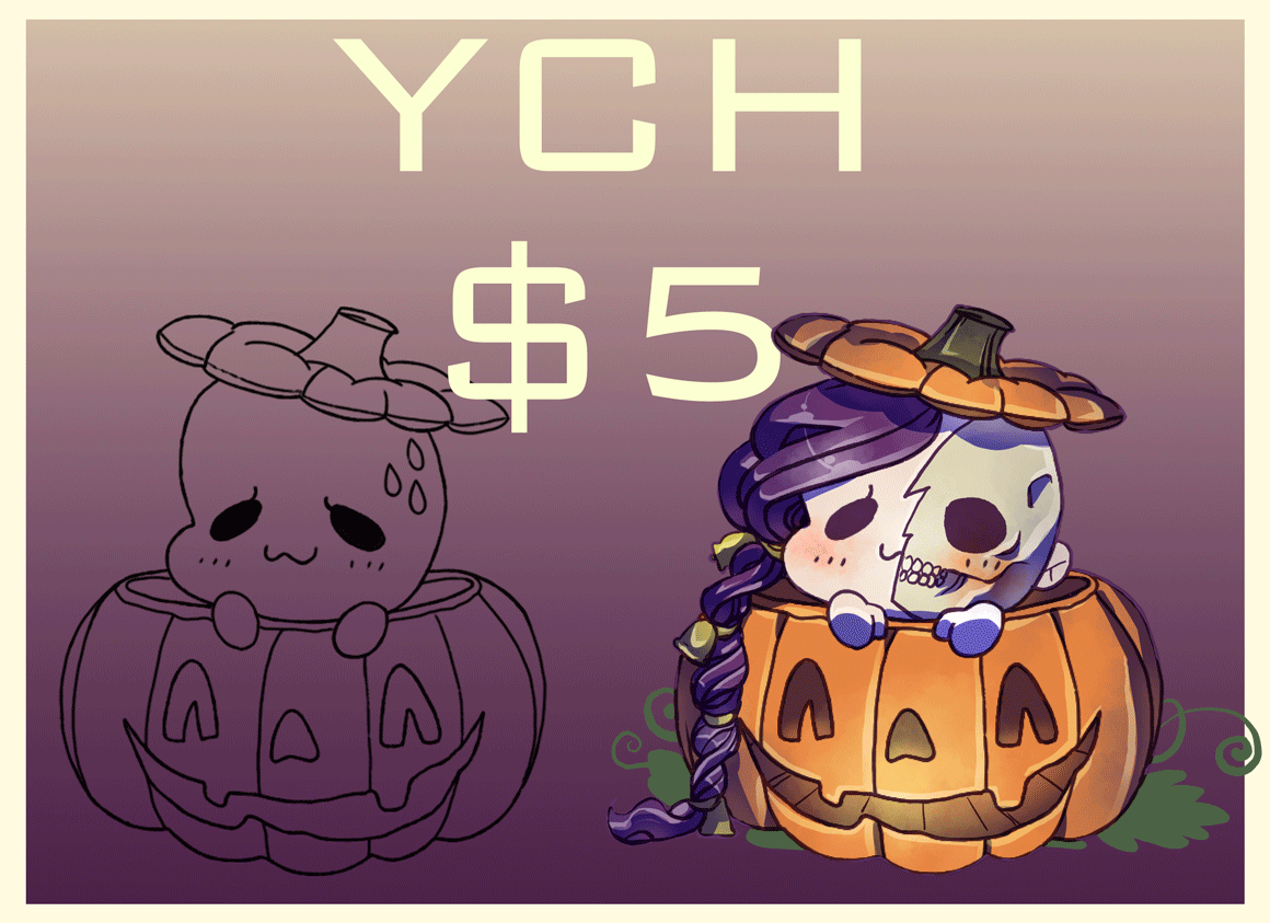 🎃$5~ YCH HALLOWEEN GIF/PNG🎃 [OPEN] on Toyhouse