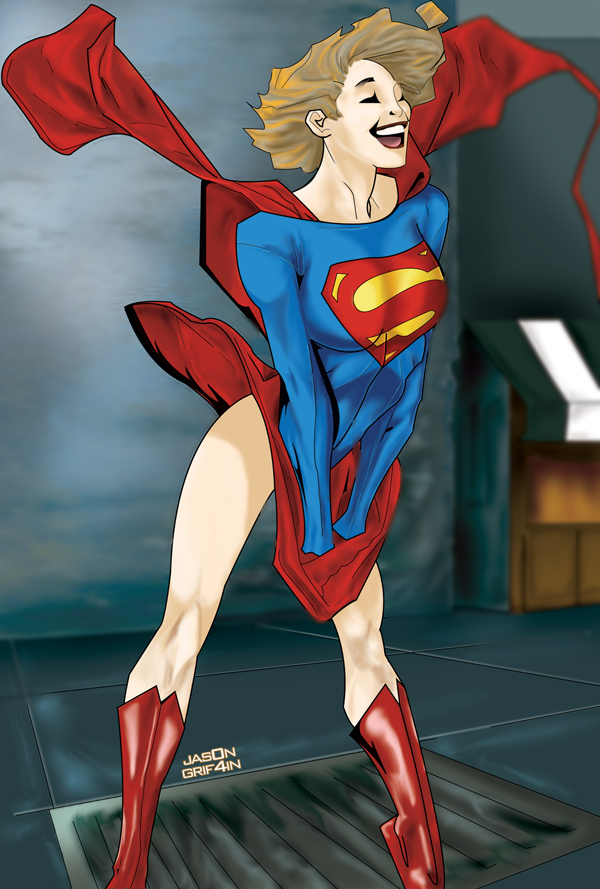 SuperGirl Marilyn Monroe pose