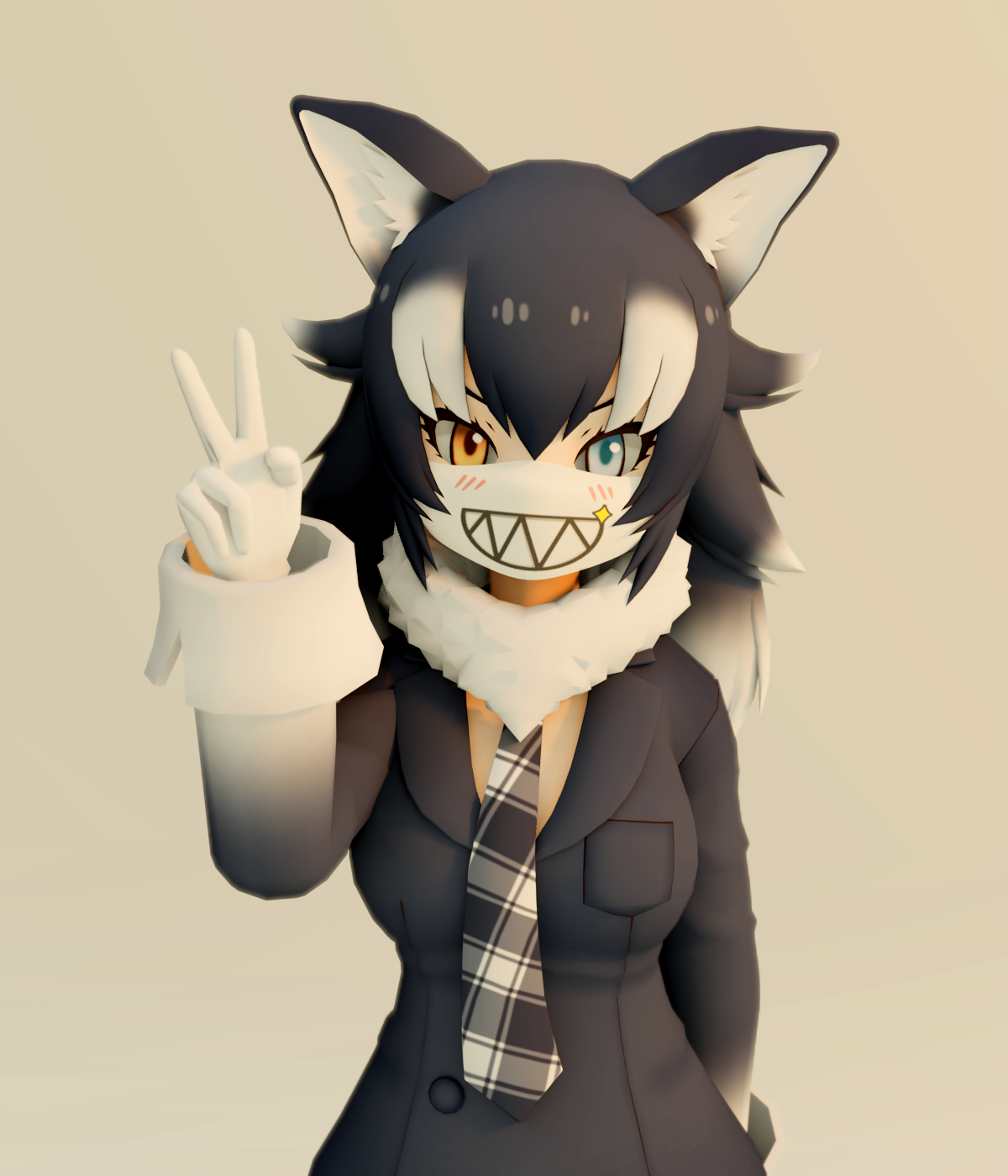MMD Gray Wolf Kemono Friends 2019 by BluePlumber21 on DeviantArt