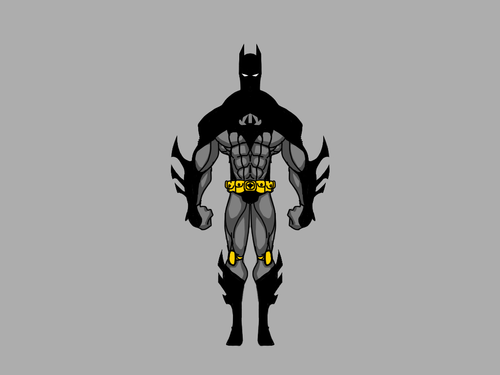 Batman redesign (no cape) by superdupertail on DeviantArt