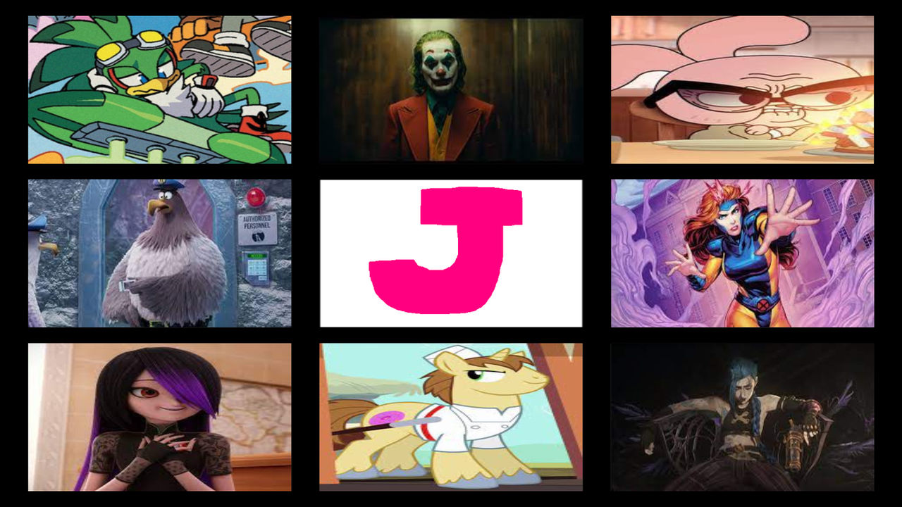 Letter R J Characters My favorite letter J characters by Ning5839 on DeviantArt