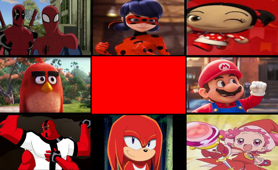 Mixed Reds Characters My favorite red characters by Ning5839 on DeviantArt