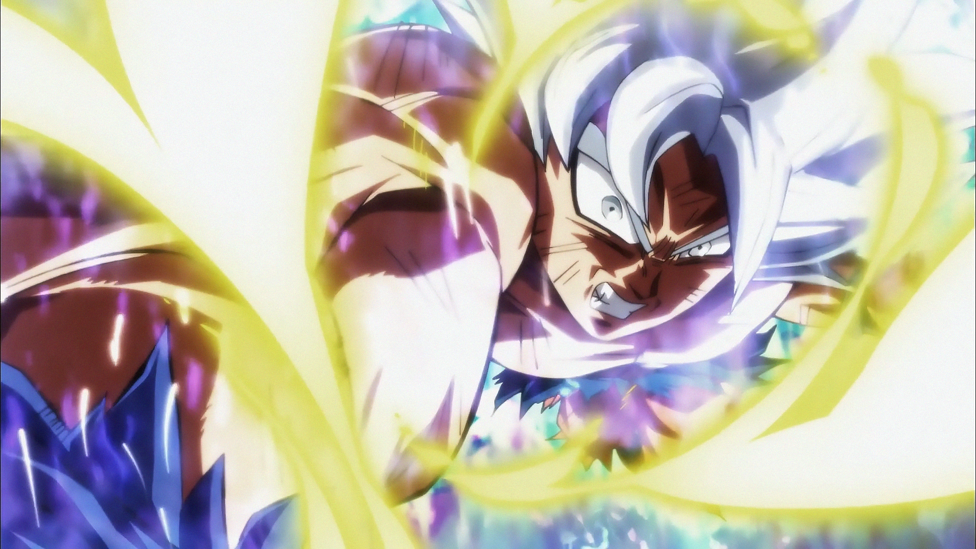 Screencap - Angry MUI Goku by Pabl0w on DeviantArt Screencap - Angry MUI Goku by Pabl0w on DeviantArt