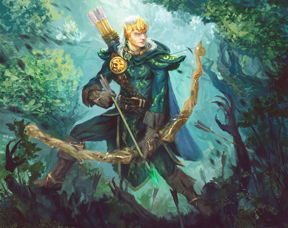 Elf archer by brushray on DeviantArt