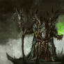Orc warlock Gul'dan Warcraft fan art