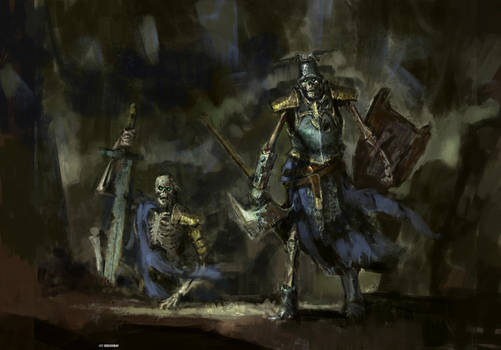 Shadespire Sepulchral Guard fan art