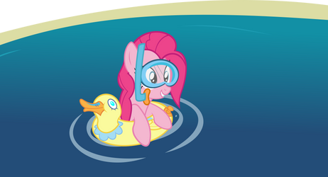 Pinkie and her ducky