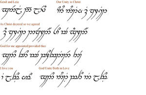 Tengwar Trnscrptn for gnilous