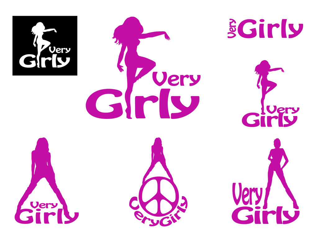 VERY GIRLY LOGOS