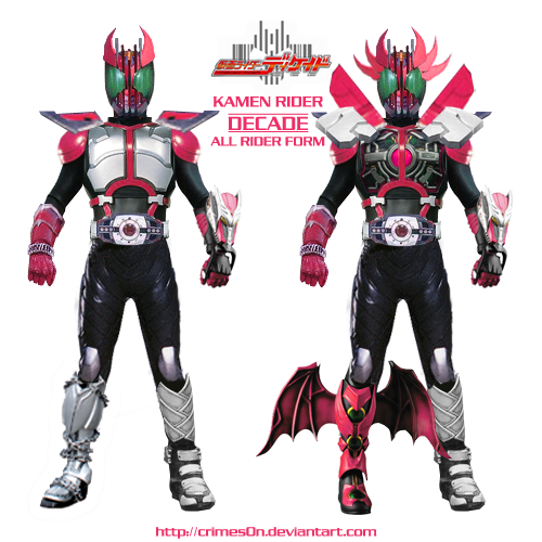 Kamen Rider Decade: All Rider Form by crimes0n on DeviantArt