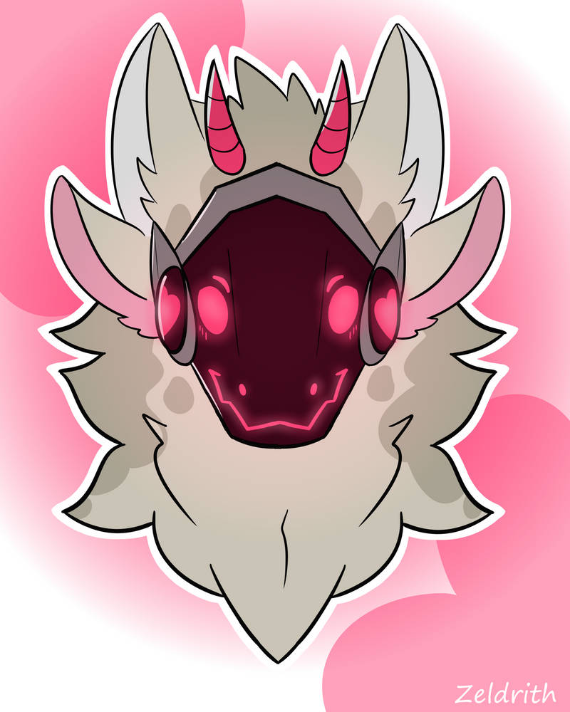 Protogen Headshot 6 by Zeldrith on DeviantArt