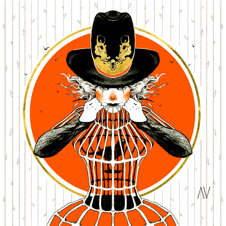 Deviantart Cage Rabbit Cage with hat by AVstravaganza on DeviantArt