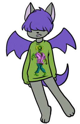 CHEAP HALLOWEEN ADOPTS Zombat Sweater 50p