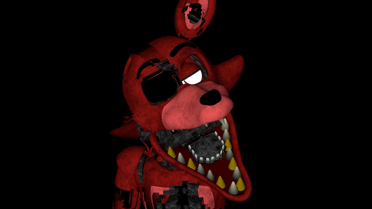 Withered Foxy Jumpscare UCN (FNAF-C4D) by TheRayan2802 on DeviantArt