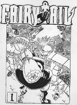 Fairy tail 1 cover reink 1pinkmonkey