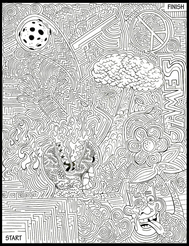 Simple Maze Deviantart Ultimate maze by jamesthe4 on DeviantArt