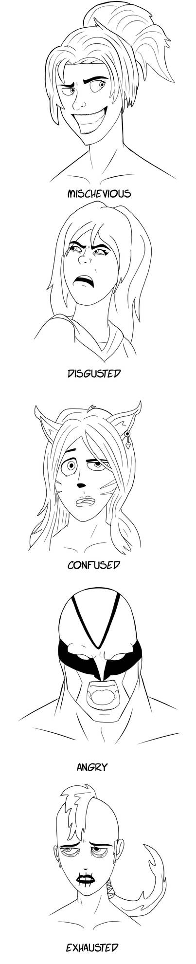 Oc Expression Exercise OC Expressions Exercise (Part 1) (June 2017) by NathanSeals on DeviantArt