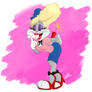 Bugs Bunny dressed as Lana Turner