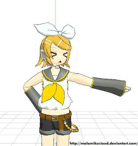 MMD_Rin_Kagamine. by MalaMikusiaXD on DeviantArt