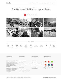 Stella Responsive Wordpress Theme - Home