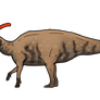 Parasaurolophus Sticker (color version)